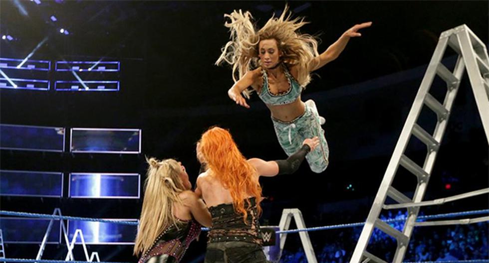Carmella fue despojada del maletín la semana pasada por la intervención de James Ellsworth. Sin embargo, ratificó su triunfo anterior en SmackDown Live. (Foto: WWE)
