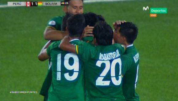 Perú vs. Bolivia: Jeyson Chura y el 1-1 que silenció el Estadio de San Marcos | Foto: Captura