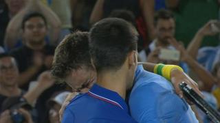 Novak Djokovic: lo que le dijo a Del Potro, quien lloró en Río