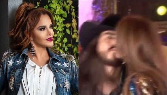 Youtuber Rey Grupero le robó un beso a Lucía Méndez y actriz le responde con una bofetada. (Foto: @luciamendezof/@reygruperomx)