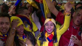 Hinchas colombianos celebran victoria ante Brasil [VIDEO]