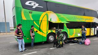 Lima: Policía incauta cargamento de droga enviado como encomienda en un bus
