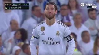 Real Madrid: Sergio Ramos y el blooper para el 1-0 de la Real Sociedad en el Santiago Bernabéu [VIDEO]
