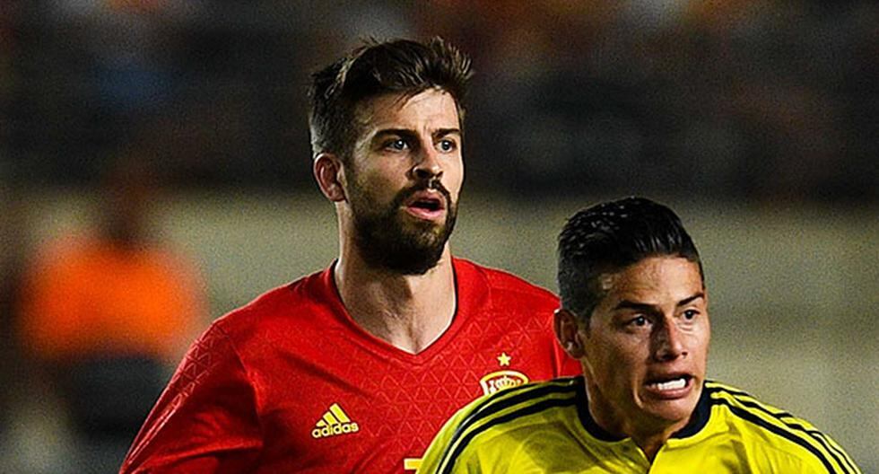 Gerard Piqué recibe silbidos en Murcia en pleno España vs Colombia. (Foto: Getty Images)