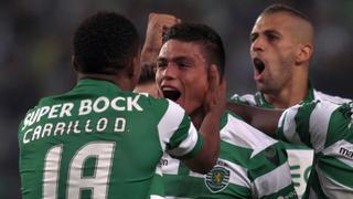 Carrillo dio asistencia en gol de Sporting de Lisboa ante Porto