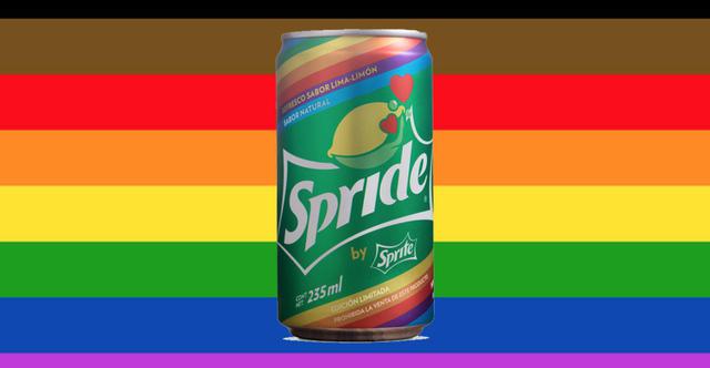 En México, Sprite, de la compañía Coca-Cola, lanzó una versión 'Pride' de su bebida bajo el nombre de “Spride” y la distribuyó en forma gratuita en la Marcha del Orgullo LGBT que se llevó a cabo en la Ciudad de México el 23 de junio.