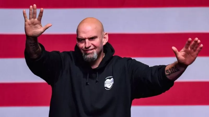John Fetterman gives Democrats a key win for the Senate.  (GettyImages).