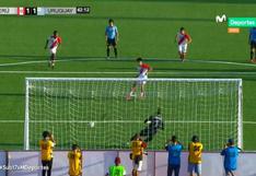 Perú vs. Uruguay: Óscar Pinto y el 1-1 desde los doce pasos que le da vida al cuadro local | VIDEO