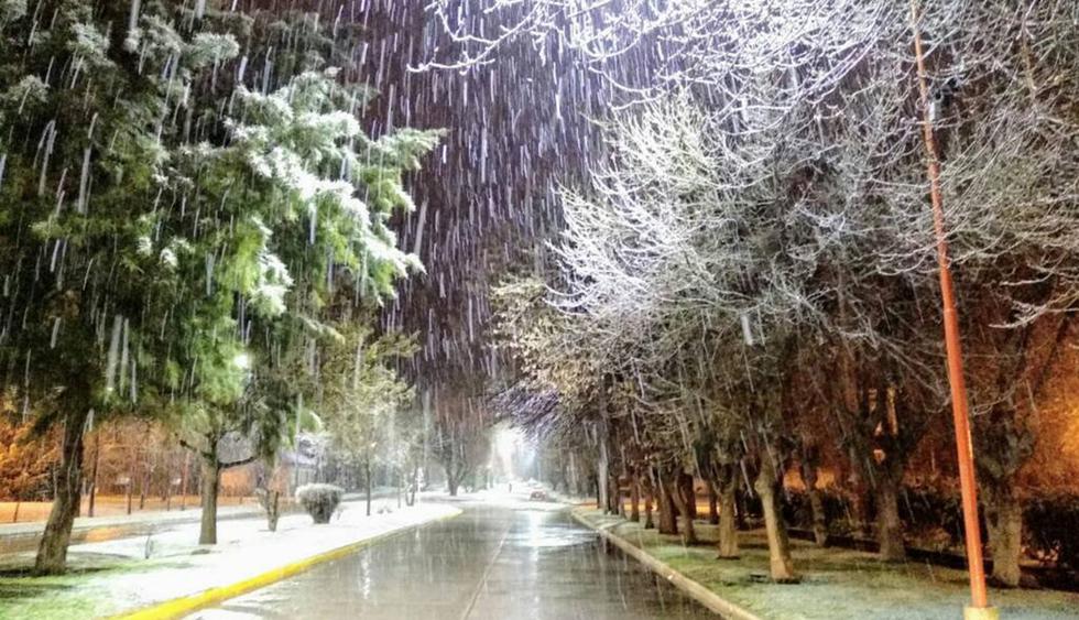 Frío invernal La inusual nieve que sorprendió a Buenos Aires FOTOS