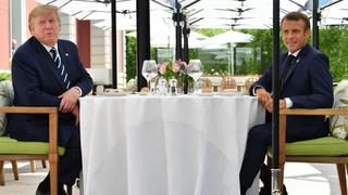 "Puntos de convergencia" entre Trump y Macron sobre Amazonía, Irán y comercio