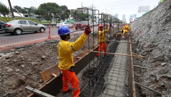 Las obras se ejecutan debajo del puente Quiñones, en La Victoria. (Municipalidad de Lima)