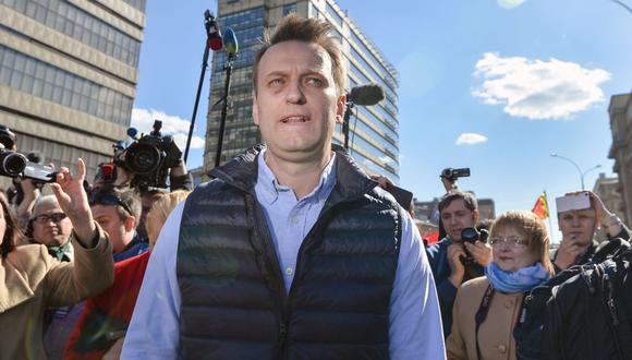 Liberan a Alexei Navalny, opositor ruso que fue detenido durante protesta contra Vladimir Putin. (Foto: AFP)