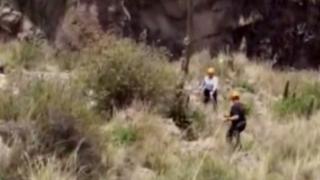 Rescatan a turista brasileño que se había perdido en el Valle del Colca