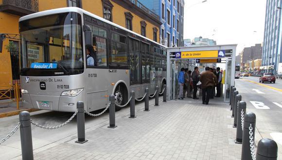 El transporte público deberá regirse a un horario establecido para este domingo. (Foto: GEC)