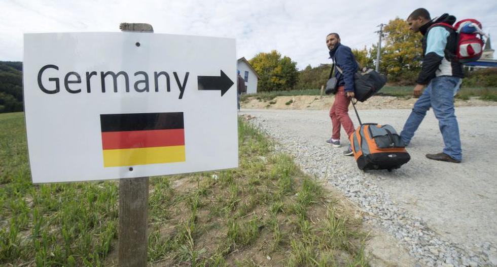 Refugiados sirios ingresan a Baviera. (Foto: EFE)