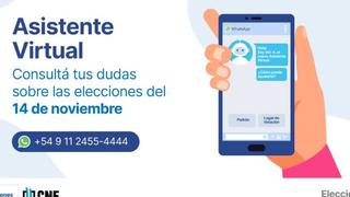 Elecciones Argentina 2021: cómo disipar dudas sobre dónde votar y horarios vía WhatsApp