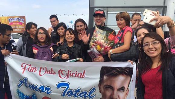 Cristian Castro: así fue la llegada del cantante a Arequipa