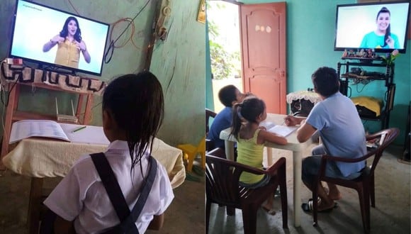 “Aprendo en casa” llegó a través de la señal de TV Perú. (Foto: Facebook Minedu)