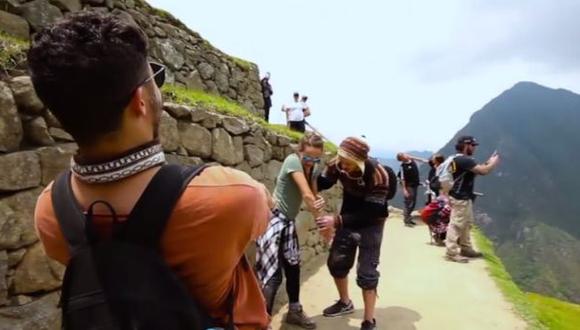 Turistas realizaron el 'Mannequin Challenge' en Machu Picchu