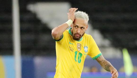 Neymar marcó en la goleada de Brasil ante Perú por la Copa América 2021. (Foto: Reuters)