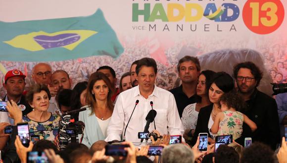 Haddad pide respeto por sus "45 millones" de votantes en Brasil (Foto: Reuters)