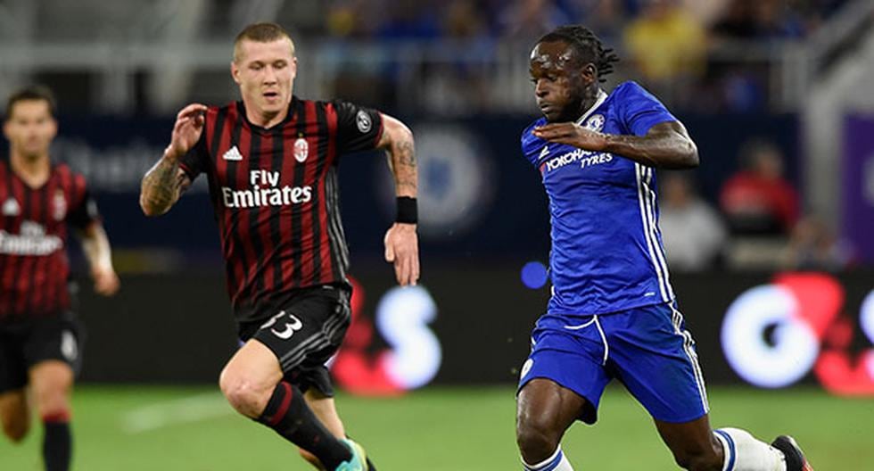 AC Milan no pudo con la fortaleza del Chelsea en Estados Unidos. (Foto: AFP)