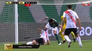 River Plate vs. Palmeiras: el reclamo del ‘Millonario’ por supuesto penal a Borré e intervención del VAR | VIDEO