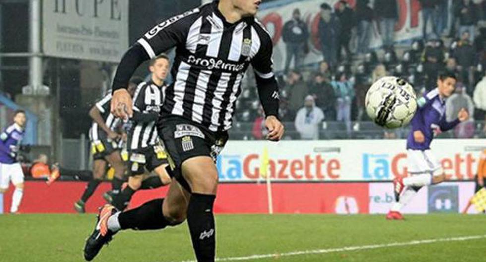 Cristian Benavente anotó el primer gol del Sporting Charleroi en el partido ante el La Louvière Centre. (Video: YouTube | Video: RCSC)