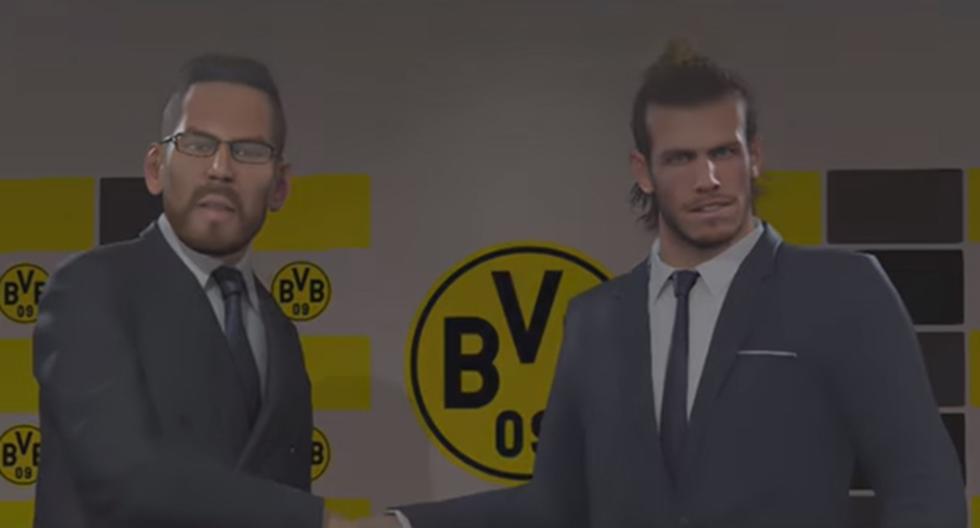 ¿Gareth Bale es nuevo jugador del Borussia Dortmund según reconocido juego? (foto: captura)