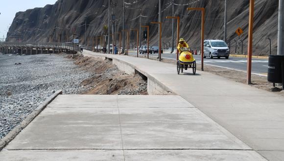 LIMA, DOMINGO 17 DE FEBRERO DEL 2020.
RECORRIDO POR OBRAS DEL EX ALCALDE DE LIMA, LUIS CASTAÑEDA,

EN LA FOTO: OBRAS DE LA COSTA VERDE.

FOTOS: ALESSANDRO CURARINO/EL COMERCIO