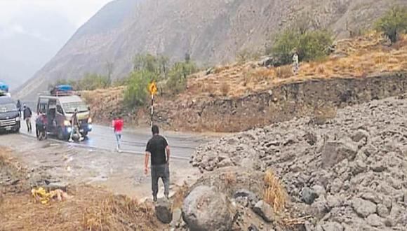 Provincias de Canta y Huaral en peligro por activación de quebradas. (Foto: Andina)