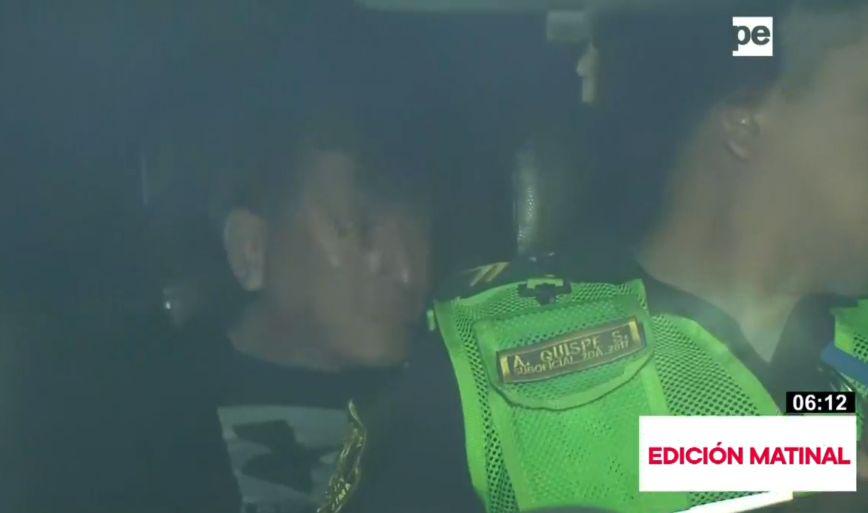 El policía protagonizó accidente que causó la muerte de una persona en la avenida Alfredo Mendiola, en Los Olivos. (Captura: TV Perú)