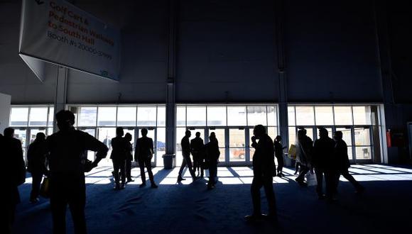 El apagón afectó al Hall Central del Centro de Convenciones de Las Vegas. (Foto: AFP)