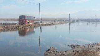 Arequipa: acceso al puerto de Matarani está en peligro de quedar inundado