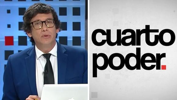 Jaime Chincha debutó como conductor de "Cuarto Poder". (Foto: captura América TV)