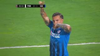 Gol de Christian Tabó para el descuento: así fue el 2-1 en Pumas vs. Cruz Azul | VIDEO