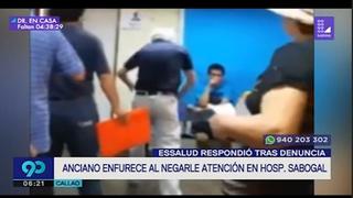 Así explica Essalud por qué no atendieron a anciano que reclamó a gritos en Sabogal