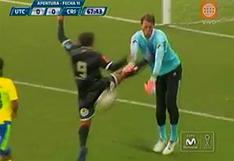 Sporting Cristal vs UTC: Johan Fano le da fuerte patada a Diego Penny