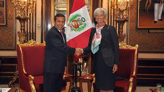 Lagarde: "Confiamos que la economía peruana seguirá creciendo"