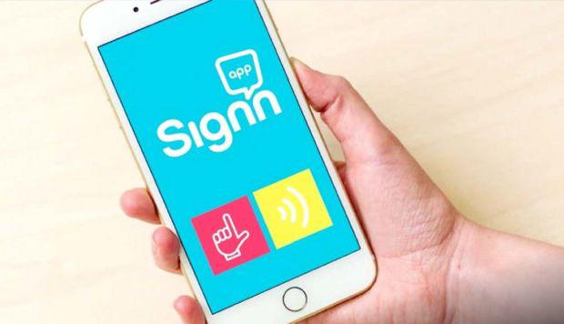 Con esta app se puede aprender el lenguaje de señas. (Foto: Sign'n)