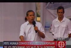Ollanta Humala: Al 'Estado panzón' le convenía no hacer colegios