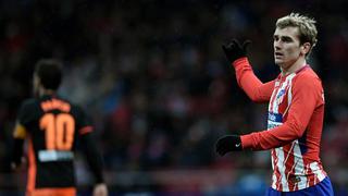 Griezmann encaró a los hinchas del Atlético en pleno partido