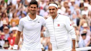 Federer reconoció a Djokovic tras conseguir 20 títulos de Grand Slam: “Felicitaciones, Novak”