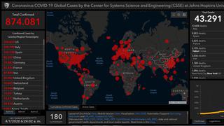 El mapa del coronavirus en el mundo en tiempo real hoy miércoles 1 de abril: contagiados y muertos 