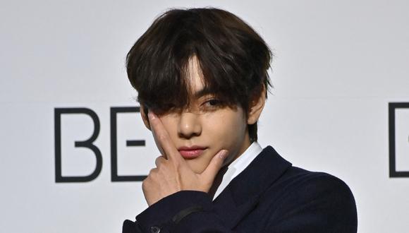 V, de BTS, estrenó "Layover" su primer álbum en solitario. (Foto: AFP)