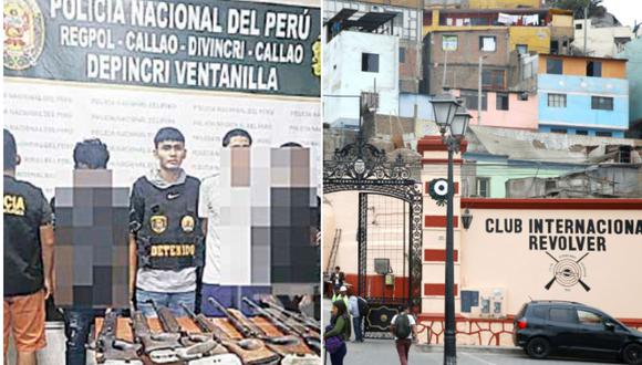 Jóvenes habrían sido captados para perpetrar el robo de las escopetas, según la PNP. (Foto: Policía/Andina)