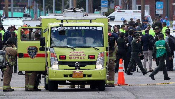 Colombia: Atentado en la Escuela de Policía General Santander de Bogotá: Las FARC condena ataque con coche bomba. (EFE).