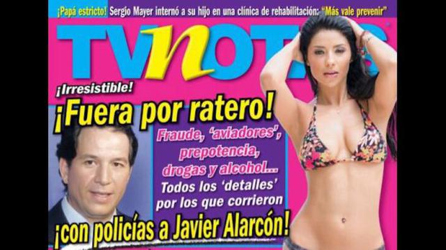 Revista TV Notas, clausurada por lío con Javier Alarcón - 1