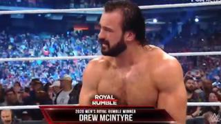 WWE Royal Rumble: Drew McIntyre es el gran ganador de la Batalla Real 