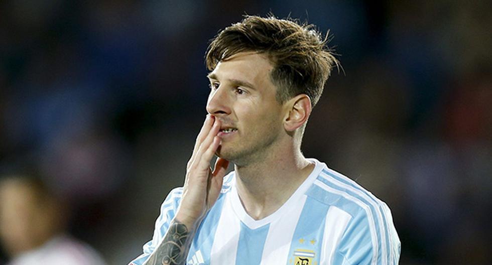 Lionel Messi cumple los 100 partidos con Argentina. (Foto: EFE)